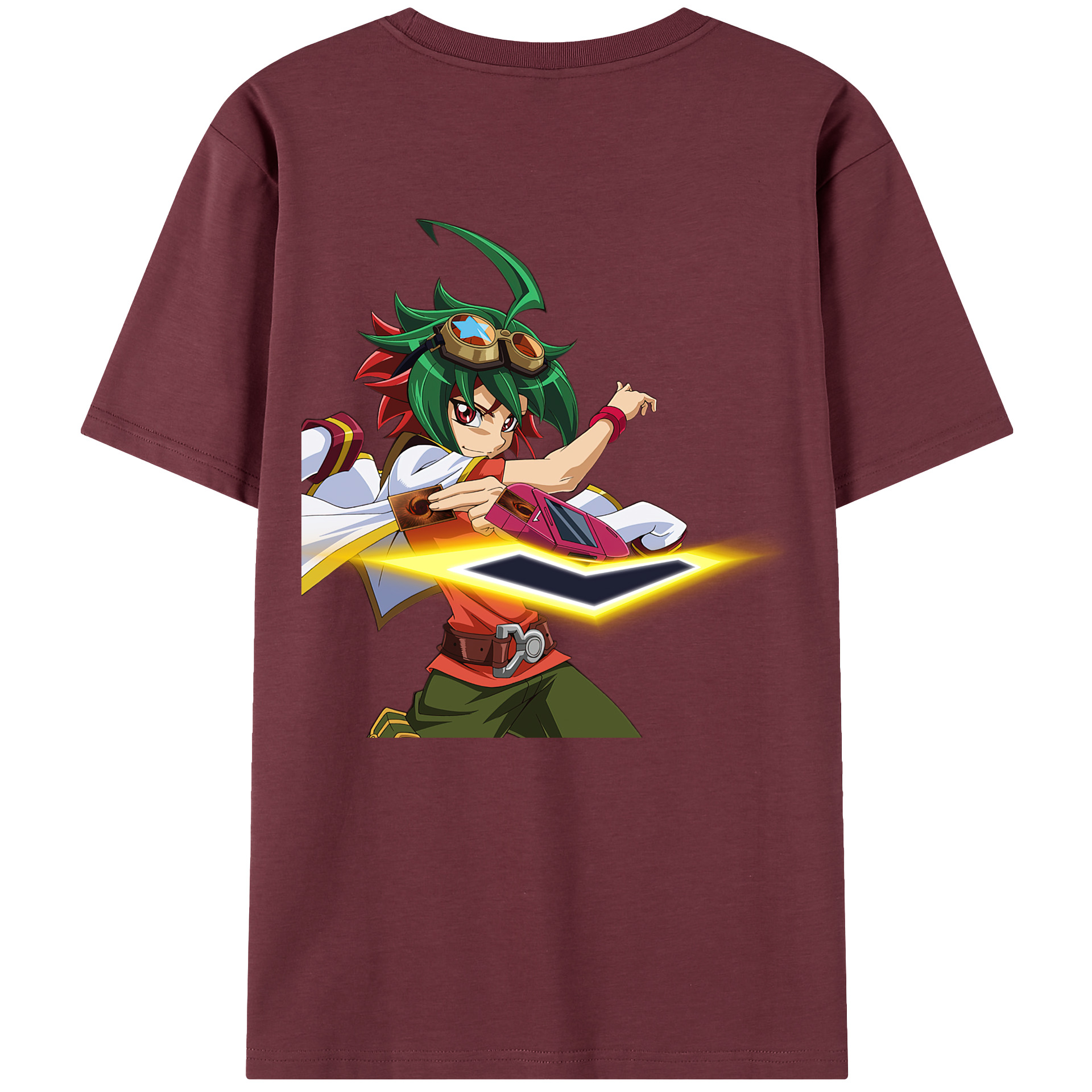 （画像用） 遊☆戯☆王 Yu-Gi-Oh! 綿100％半袖Tシャツ（背面プリント）